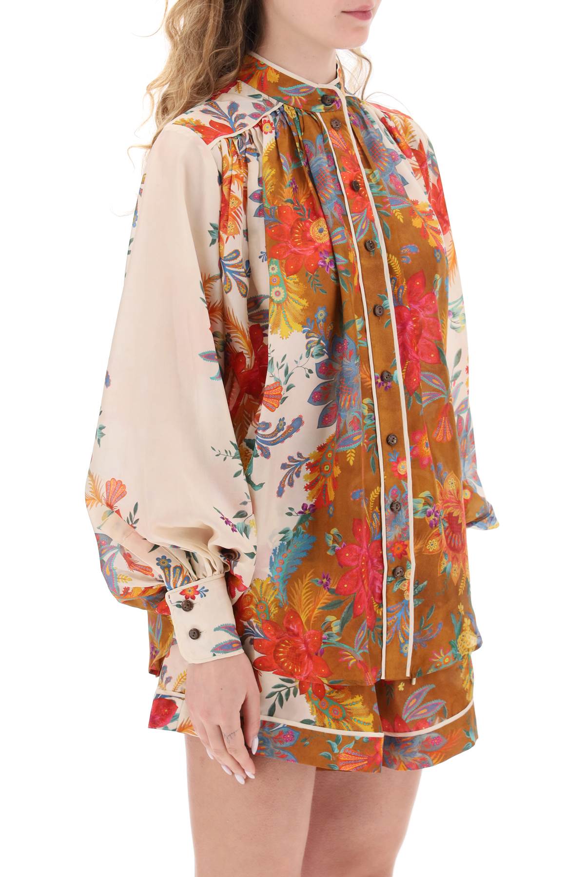 Zimmermann 'ginger' blouse with floral motif