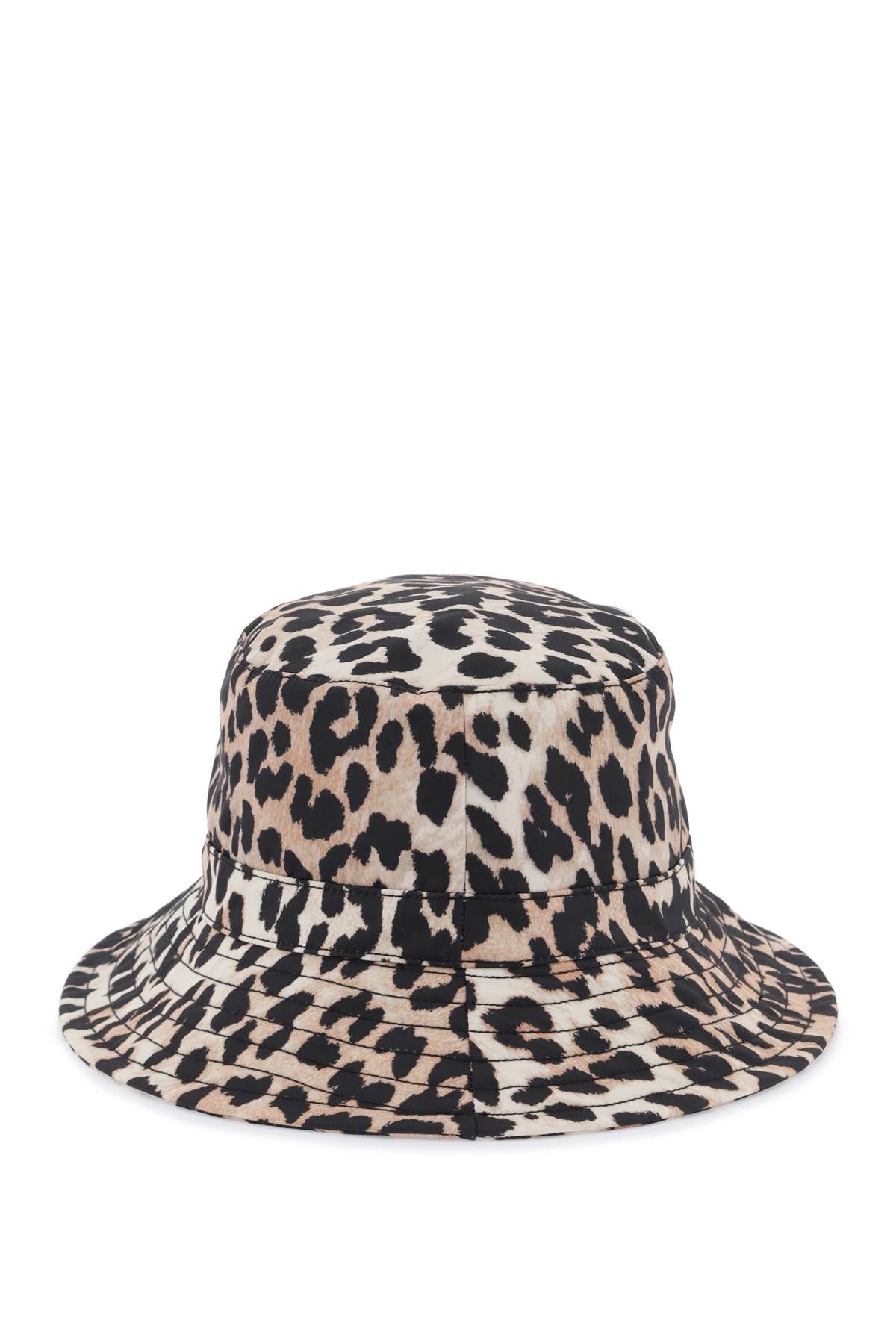 Ganni animal print bucket hat