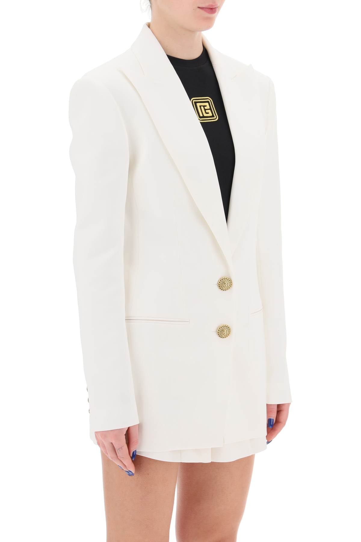 Balmain fitted single-breasted blazer