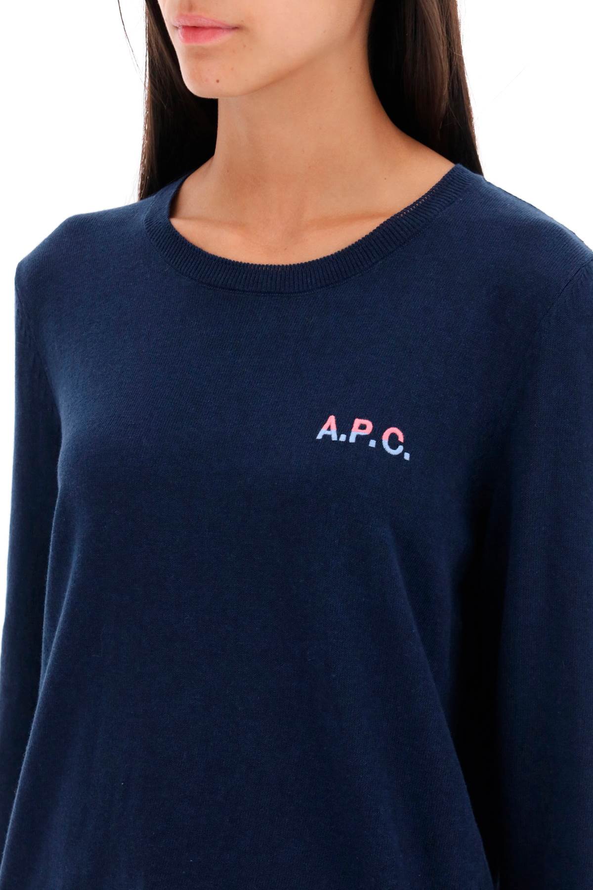A.p.c. 'albane' crew-neck cotton sweater