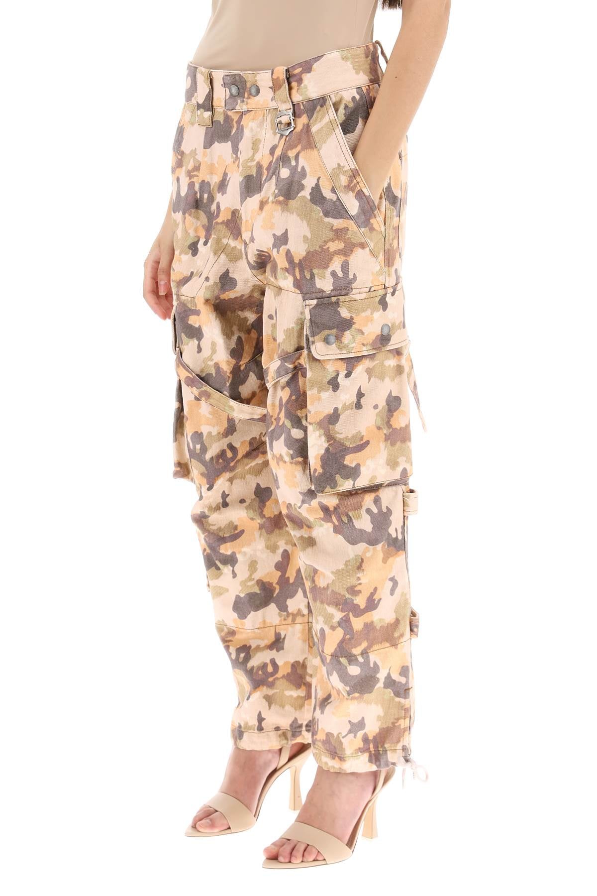Isabel marant 'elore' camouflage cargo pants