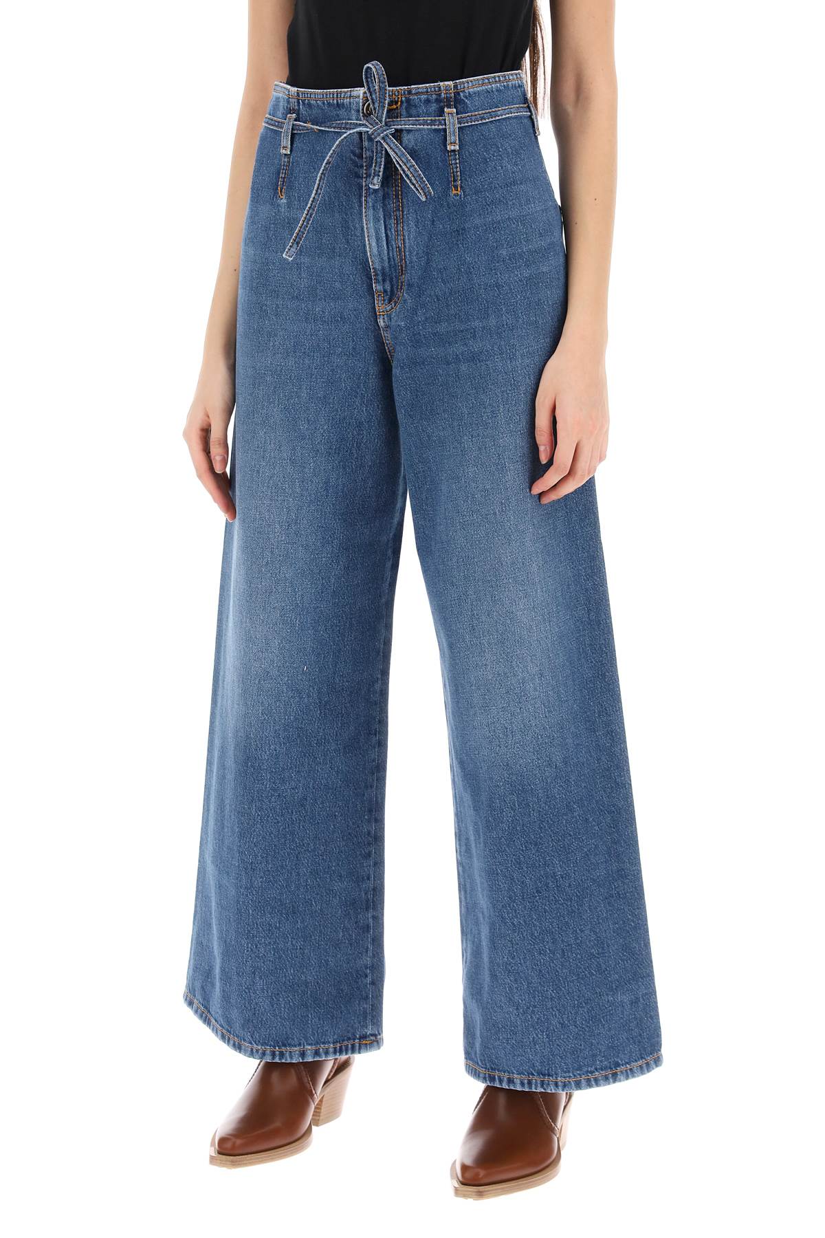 Etro wide leg jeans